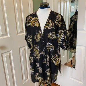 Maurices Ocean Palms Duster Kimono